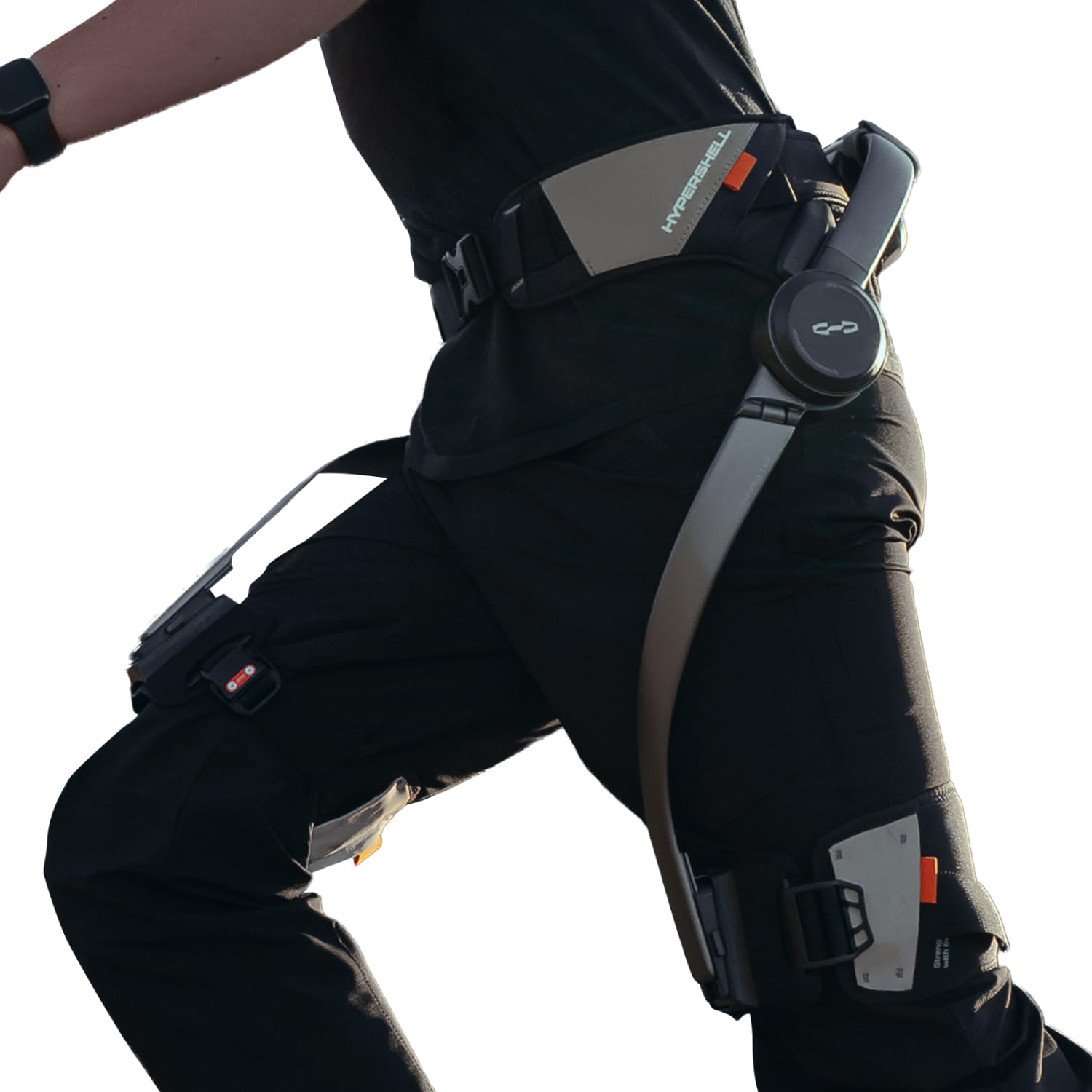 Hypershell X Go Exoskeleton, Leg Strength with 400 W Output, 15 km Battery Range, 6 Intelligent Modes, IP54 Waterproof for Daily and Outdoor Activities, Walking, Hiking, Running, No Charger