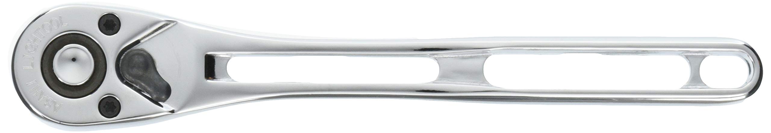 ASH Ratchet Handle 3/8in Drive 72 Tooth Chrome Vanadium Steel 7.1in Japan