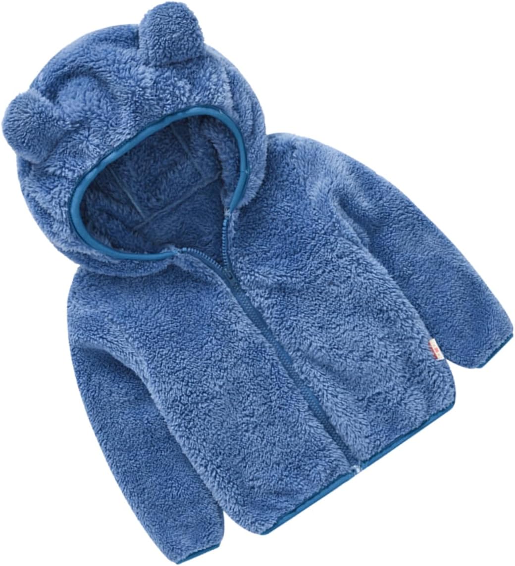 CALLARON Fur Coat Jacket Fur Hooded Coat Men and Women Pink Ear Children's Clothing