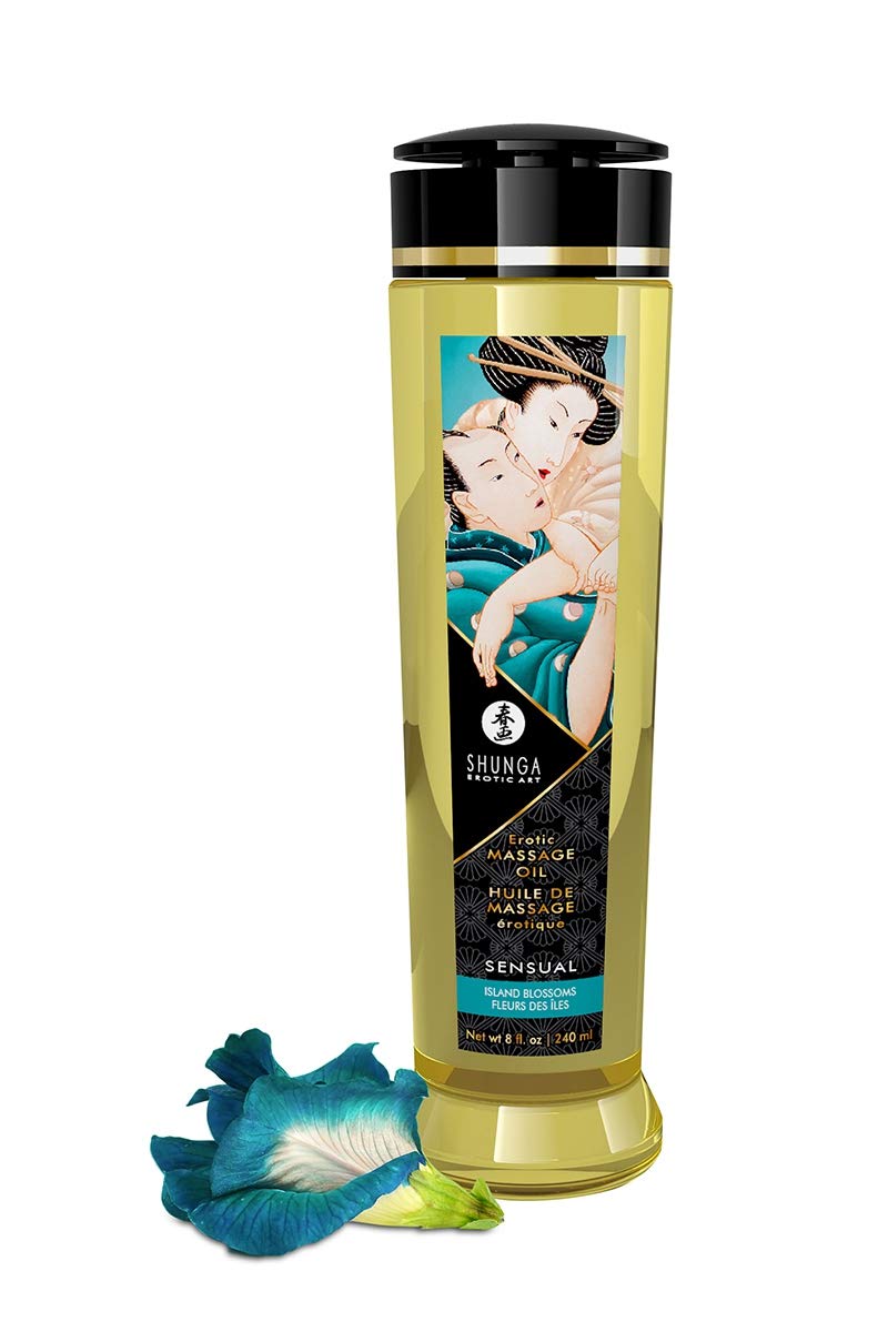 Shunga Oil-94501 Island Blossom, 9.1 oz (260 g)