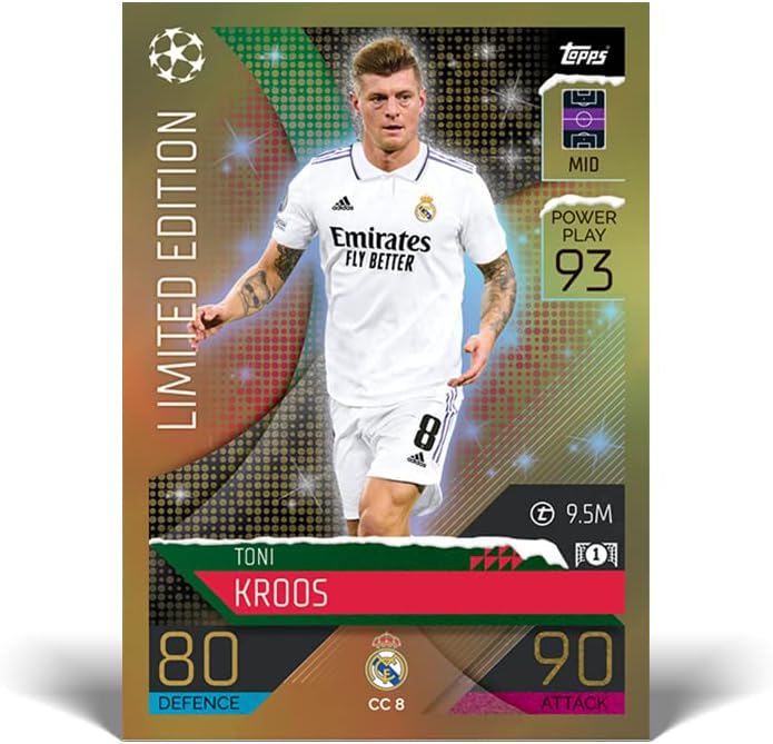 Topps Match Attax 22/23 - UEFA Champions League Advent Calendar | 131 Football Cards, Including 6 Exclusive Limited Edition Cards - 2022