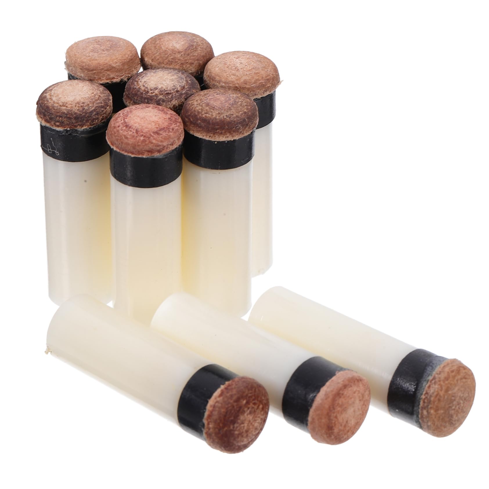 balacoo 10 Pack Screw-on Cue Tips Replacement Pool Cue Tips for Beginners Pros