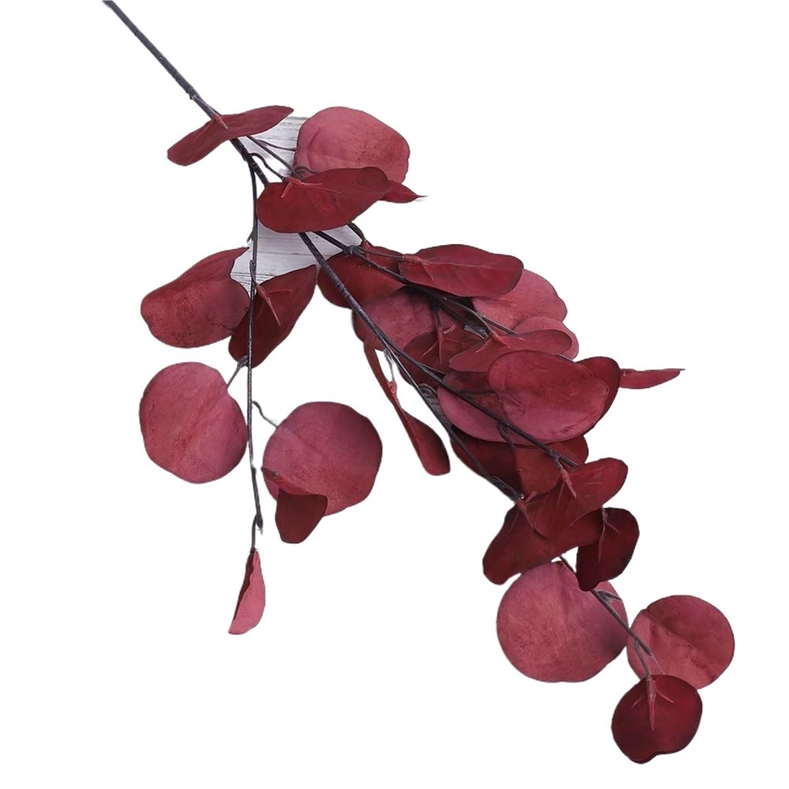 FonHNDG Artificial Flower Branches Autumn Artificial Silk Flowers Wedding Home Decoration Plant Faux Leaves Long Branch Fake Plants DIY Wall Arrangement(Color8)