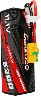 Gens ace 5300mAh 11.1V 60C 3S1P HardCase Lipo Battery 15# with XT90-S(Anti-Spark) Plug