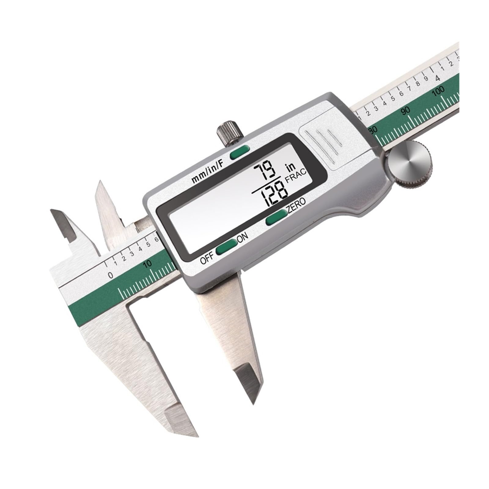 SWENEEN Lcd Digital Display Stainless Steel Vernier Caliper Measuring Gauge Micrometer Electronic Measuring Tool 150Mm Digital Ruler,