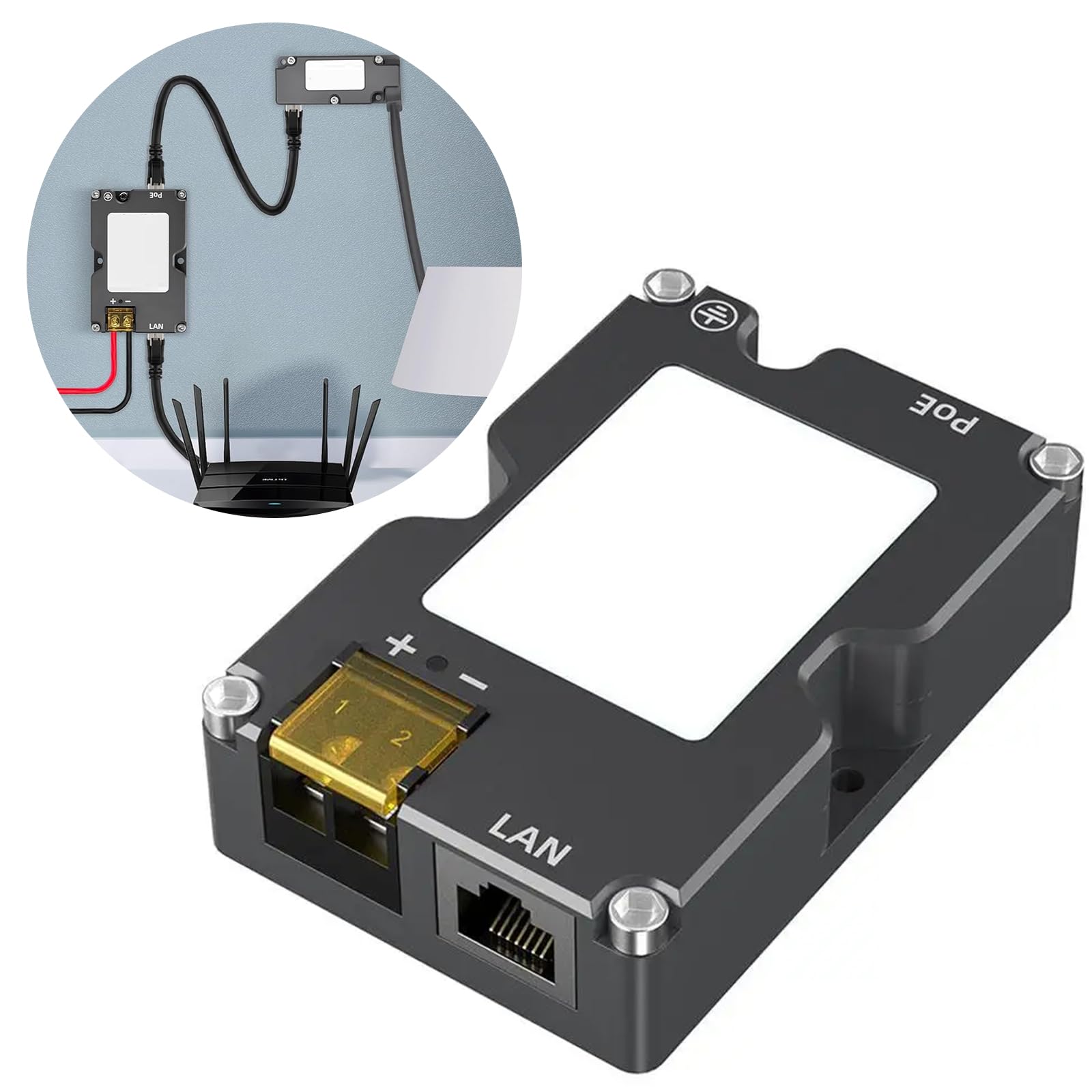 Adattatore di rete in lega di alluminio da 150 W per una connessione Internet stabile con supporto Gigabit Ethernet