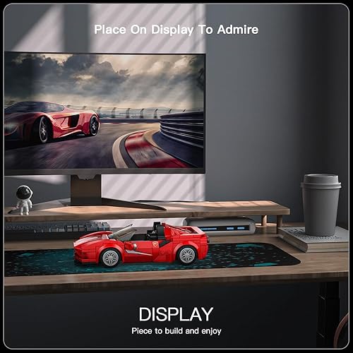 Miniatura 3 de Mould King Speed Champion F8 - Modelos de juguetes de construcción con vitrina, 27041, modelos de bloques de construcción, juguetes de súper autos,