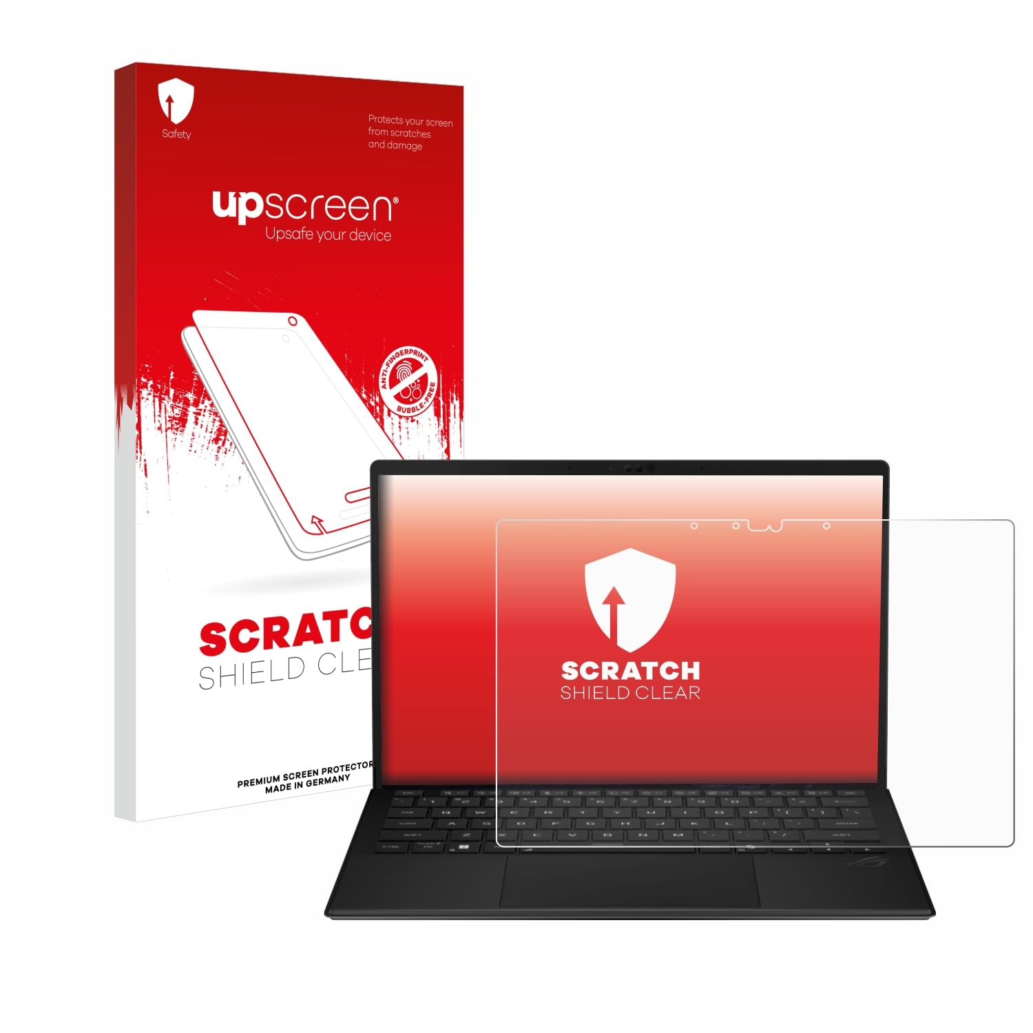 upscreen Protector Pantalla para ASUS ROG Flow Z13 2025 Película Protectora – Transparente, Anti-Huellas