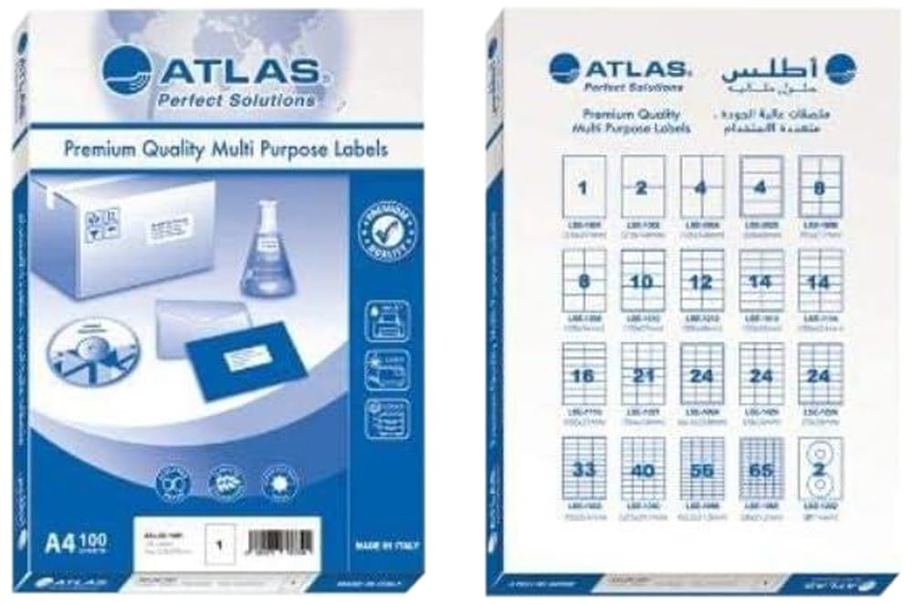 Atlas, Lbl 24/70x35/ PAK=100sht