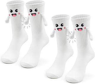 2Pair Funny Socks,Hand Holding Socks,Holding Hands Socks,with Hand Holding Design, Unique Gifts for Couples and Friends, C... Price In India