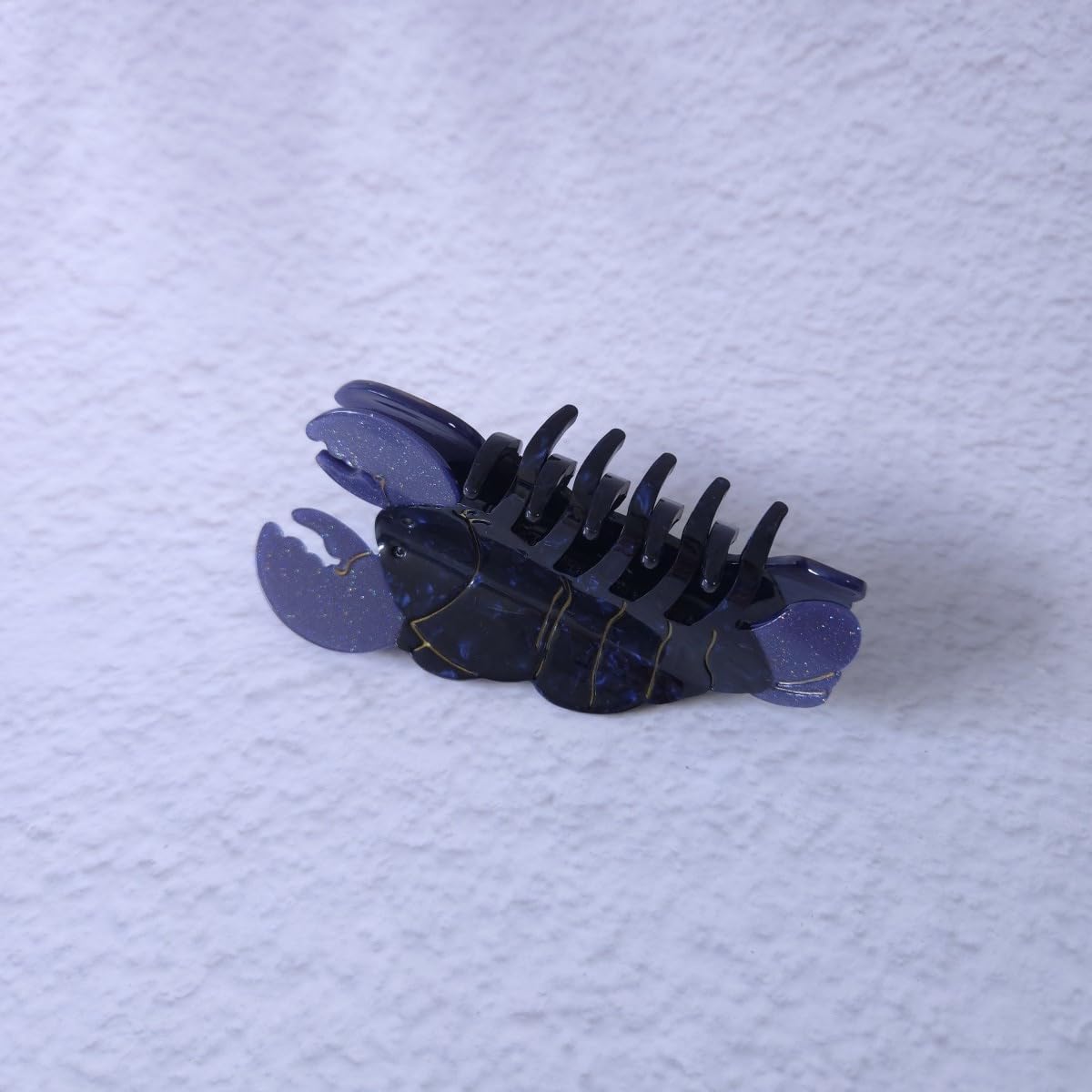 Cute Ocean Hair Clips,Novelty Acetate Ocean Element Claw Clip (Big Blue Lobster)
