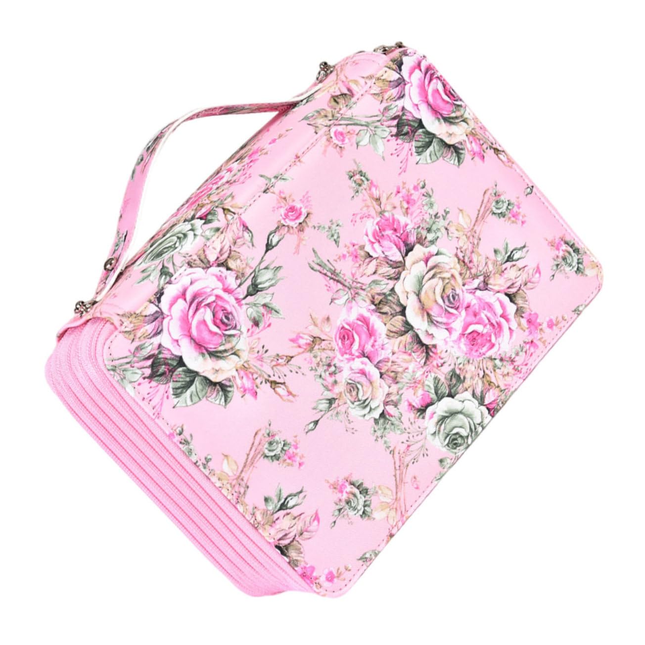 Estuche para Lápices de Dibujo Rosa Grande 252 Ranuras