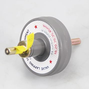Valve Lapping Tool Kit Engine Valve Lapping Attachment Tool for Drill Valve Grinding Kit with 5 Attachable Suction Plates