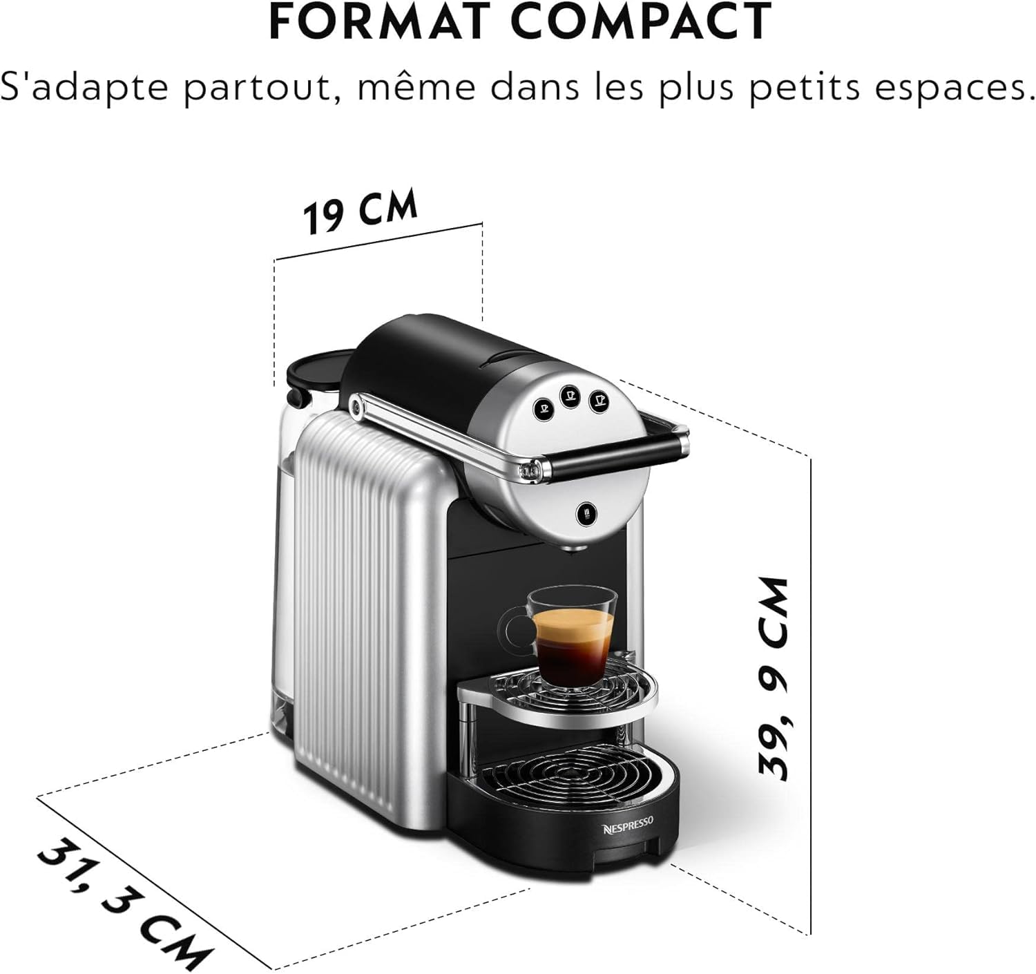 Nespresso Professionnel – Machine à Café Zenius pour Capsules Professionnelles - Boite de 50 Capsules Cafés Classic LEGERRO