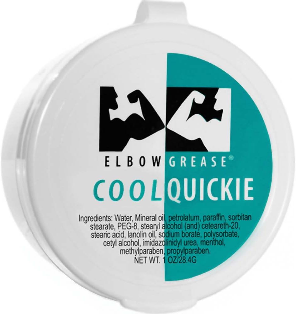 Elbow Grease Cool - Mineral-oil Based Cooling Thick Cream Lubricant : Size 1 Oz