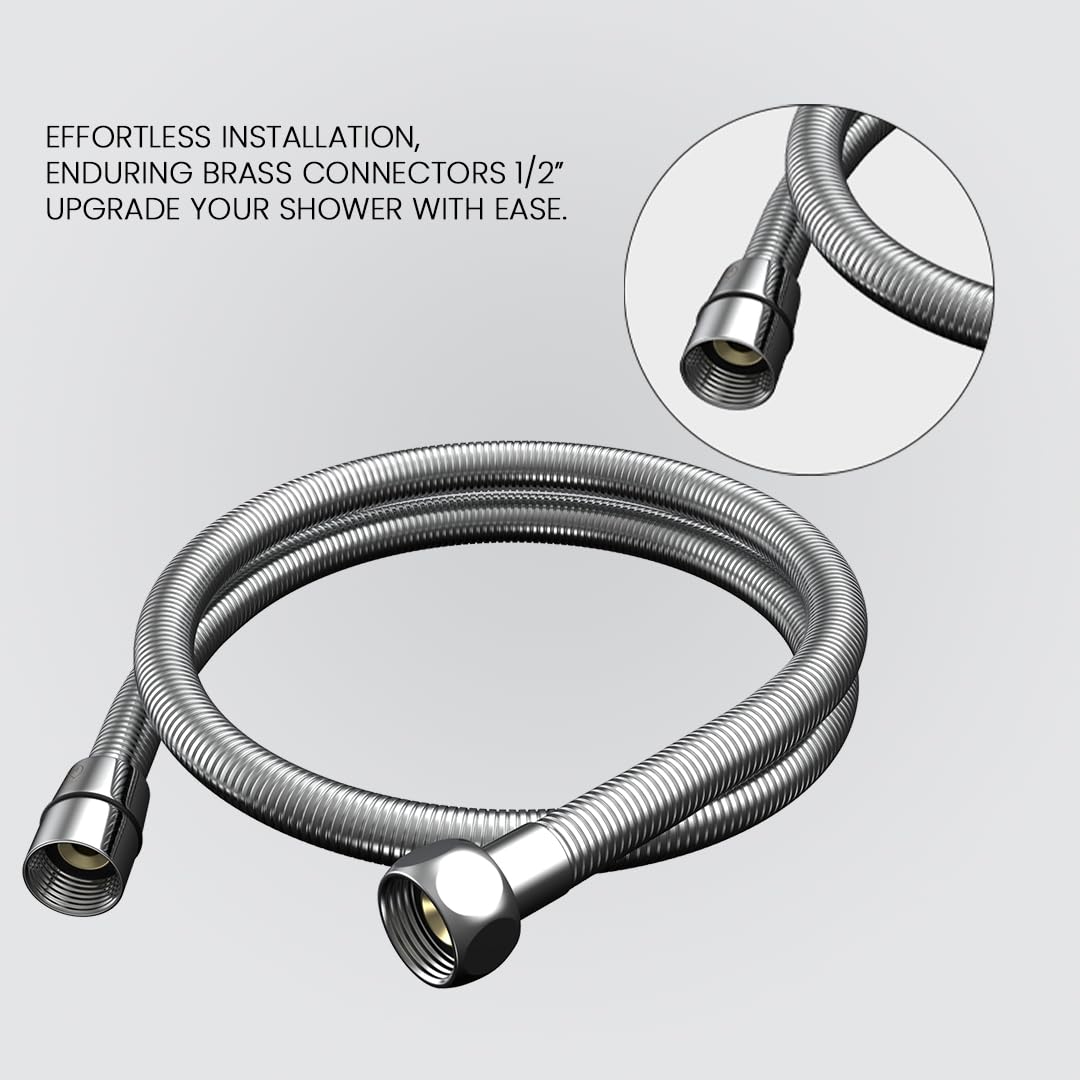 RN S.S. Shower Tube (With All Brass Parts)