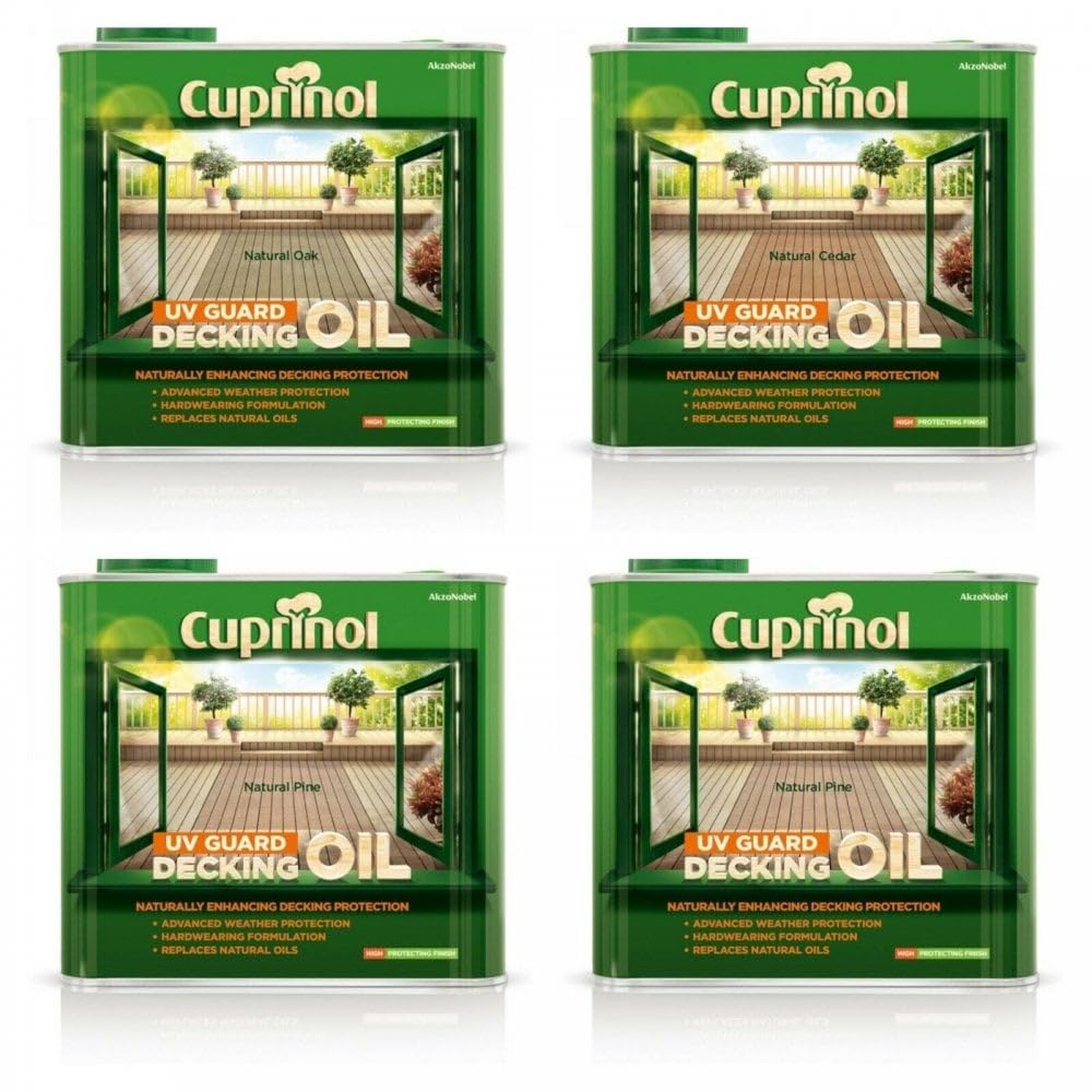 Cuprinol UV Guard Decking Oil Walnut 2.5 Litre