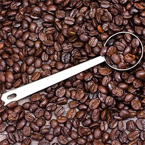 cs Cooking Spoons Metal Coffee Scoop， Thicken Stainless Steel Smooth Tablespoon Measuring Spoon Coffee Scoop Tablespoon Long Handled Spoon