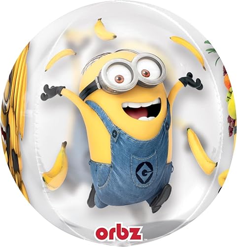 Miniatura 3 de Anagram Despicable Me Clear Orbz de 15"