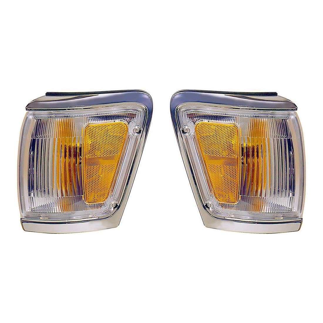 Taungkan Left Right Parking Light Assembly 2PC for 4Runner 1992 1993 1994 1995