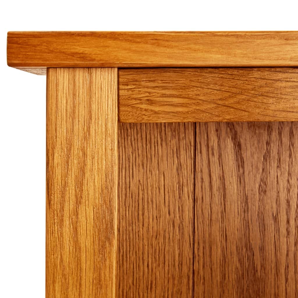 Générique Biblioteka 5 półek 45x22x140 cm masywny Chene | Przechowywanie książek i czasopism, mebel do biura lub salonu, trwały rustykalny design