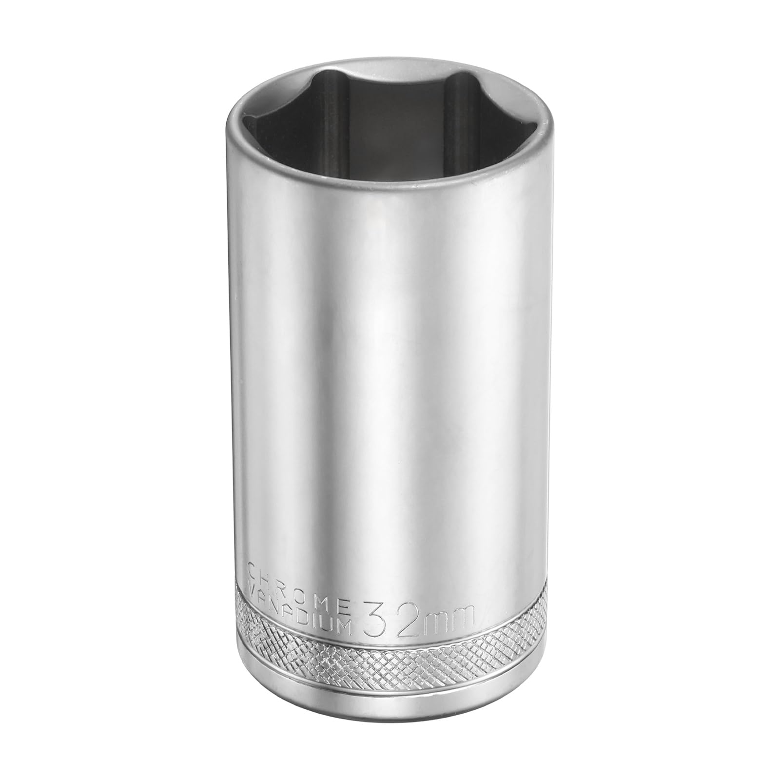 sourcing map 6 Points Deep Socket 1/2" Drive 32mm Deep,78mm/3.1" Long