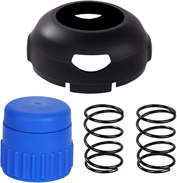 Eyoloty KLS 124-03 Trimmer Replacement Cover Cap Compatible with Kobalt 24-Volt max KST 2224B-03 KST 2024A-03 KST 4024A-03 KST 1124B-03 String Trimmer,with Replacement Part Bump Knob & Spring (4Pcs)