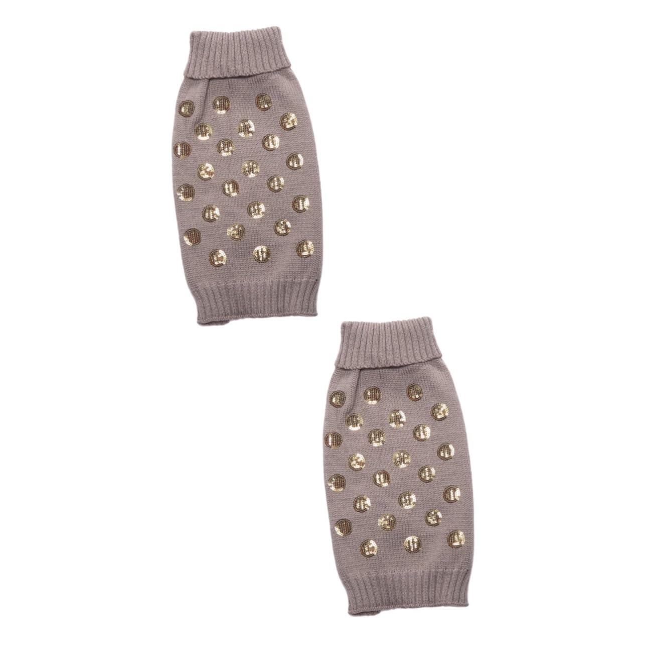 Pull chaud pour animaux Milisten lot de 2 robes en maille d'hiver pour petits chiens