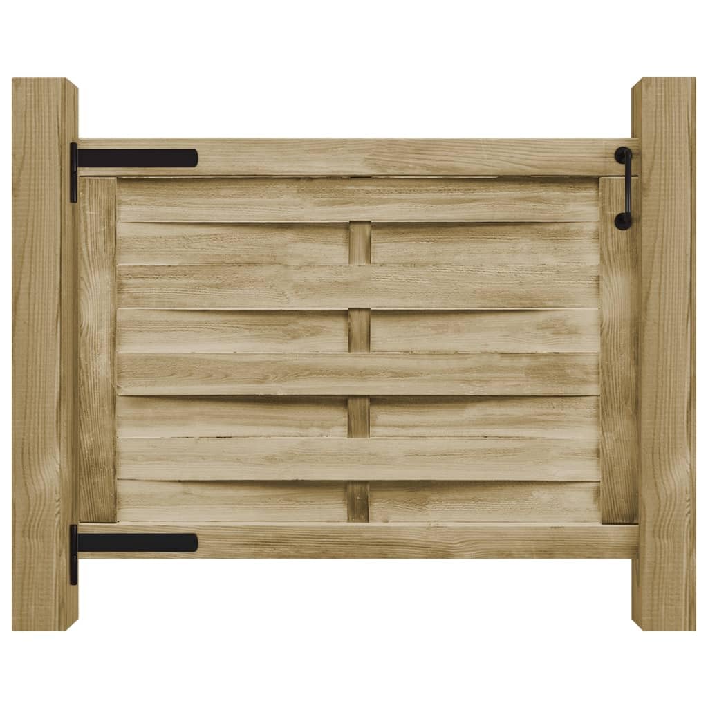 Générique Portillon de Jardin Bois de pin imprégné 100x75 cm Vert,Clôtures & barrières, Portillons,45308