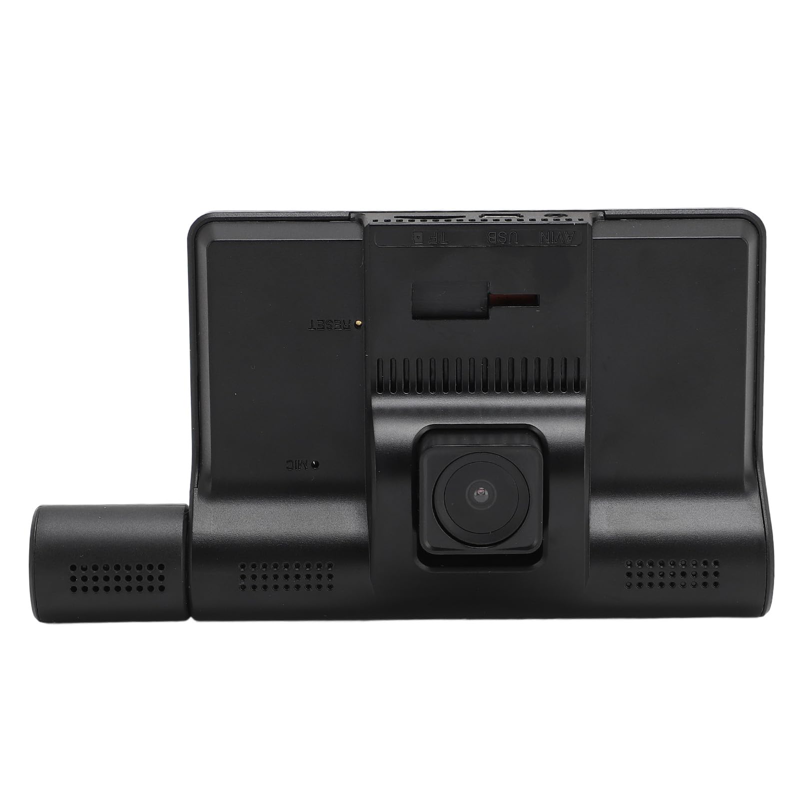 Dash Cam FHD 1080P Videocamera per Auto, Registratore di Guida per Auto con Registrazione in Loop, Touch Screen IPS da 4 Pollici, 3 Canali, Dash Cam con Funzione di Rilevamento