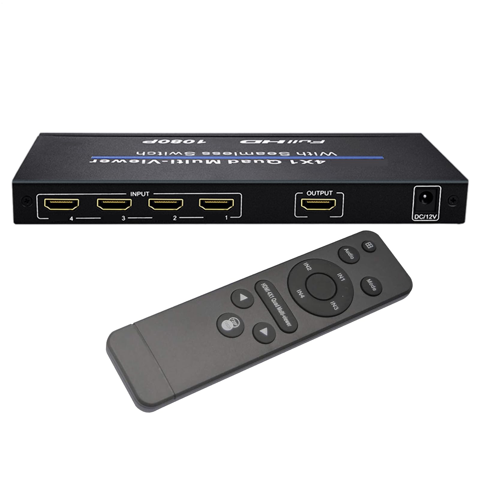 Distribuidor de vídeo de 4 vías 1080p 60 - Adaptador -HD de 4 vías