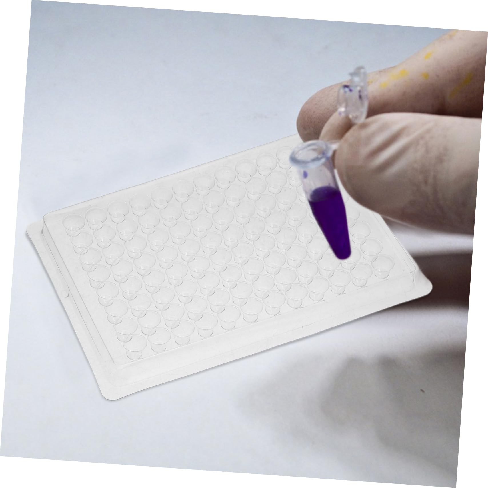 ABOOFAN 3 Set Piastra Di Reazione Della Piastra Del Coagulo Di Laboratorio Piastra Di Coltura Cellulare Vassoio Di Coltura Vassoio Per Colture Cellulari Trasparente Pvc 100 Pezzi*3