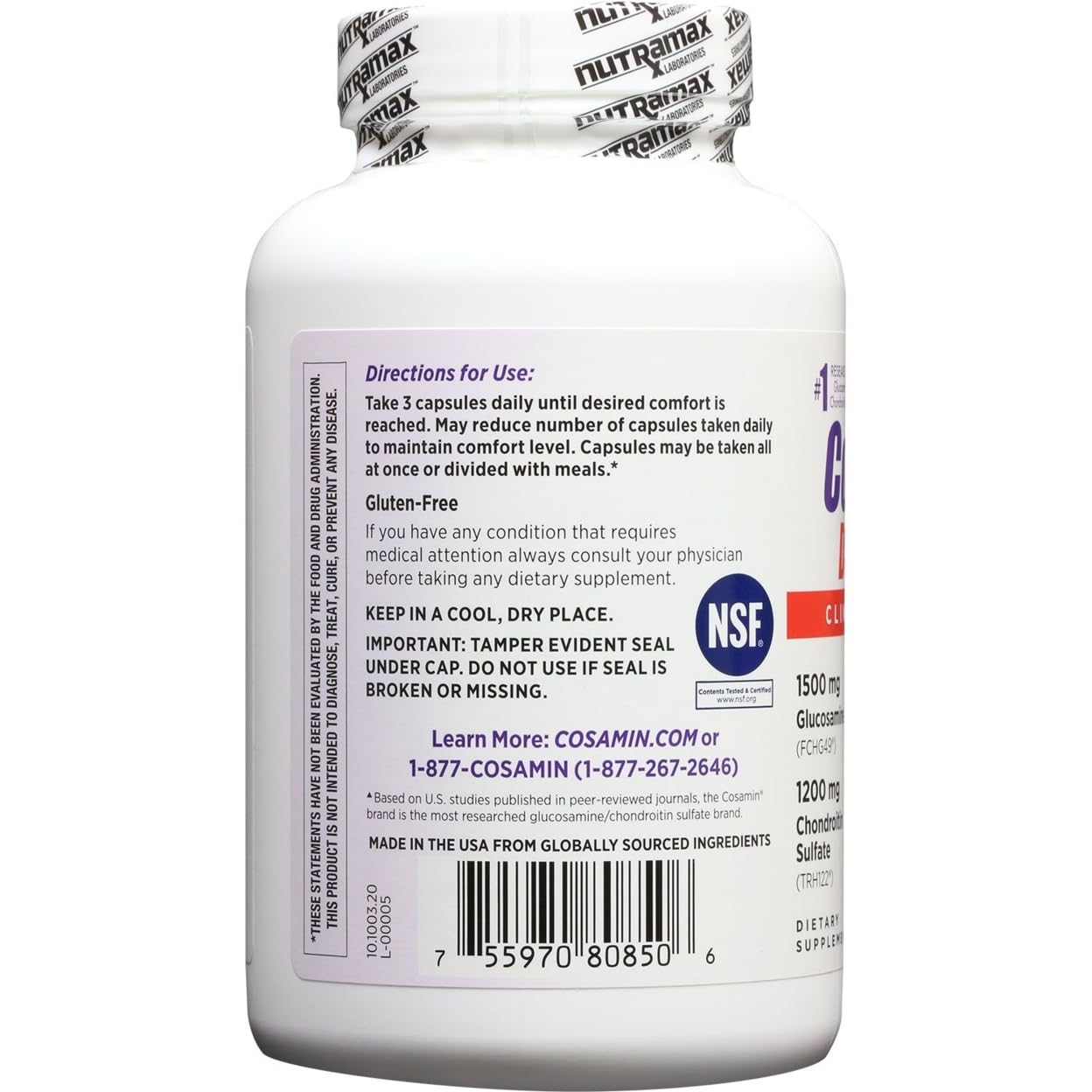Cosamin DS Double Strength Joint Care (230 Capsules)