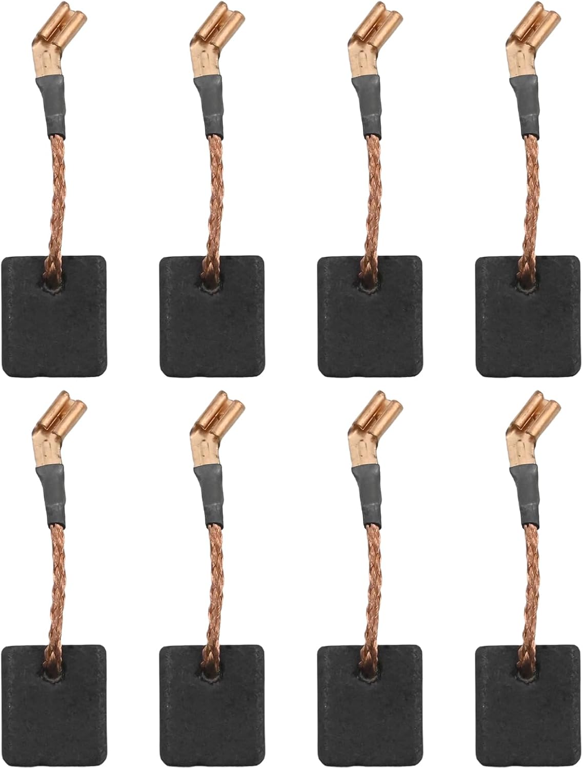 Hoypeyfiy N257540 8 PCS Angle Grinder Carbon Brushes, Replacement for DWE402 DWE4214 DWE4224 DWE43131 DWE43140 DWE4314 DWE46103 DWE43114