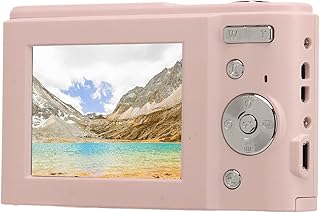 Câmera Digital de 48 MP, Vídeo 1080P, Zoom 16X, Tela IPS de 2,4 Polegadas, Foco Automático, Câmera de Bolso Compacta - Presentes Ideais para Viagens, Formatura, Casamento - Azul