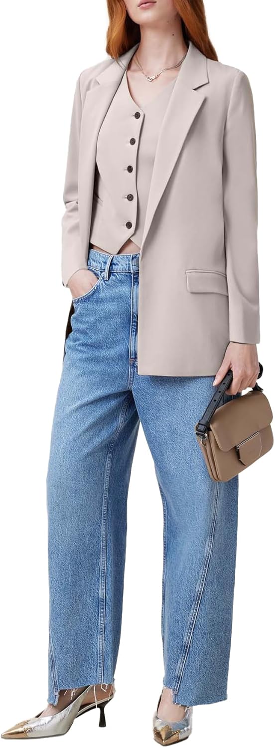 Allsaints Womens Aleida Tri BlazerBlazer