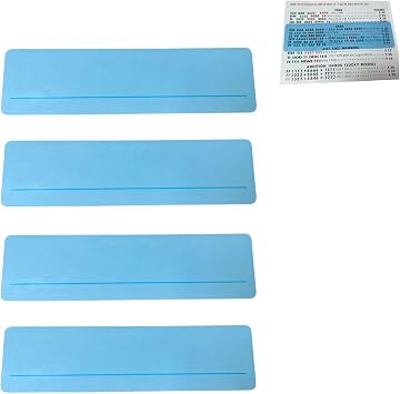 4 PCS Mahjong Card Line Guide, Mahjong Line Reader, Mah Jongg Card Line Finder, Mahjong Accessories, Mahjong Gifts, Mahjong Rules Helper Blue