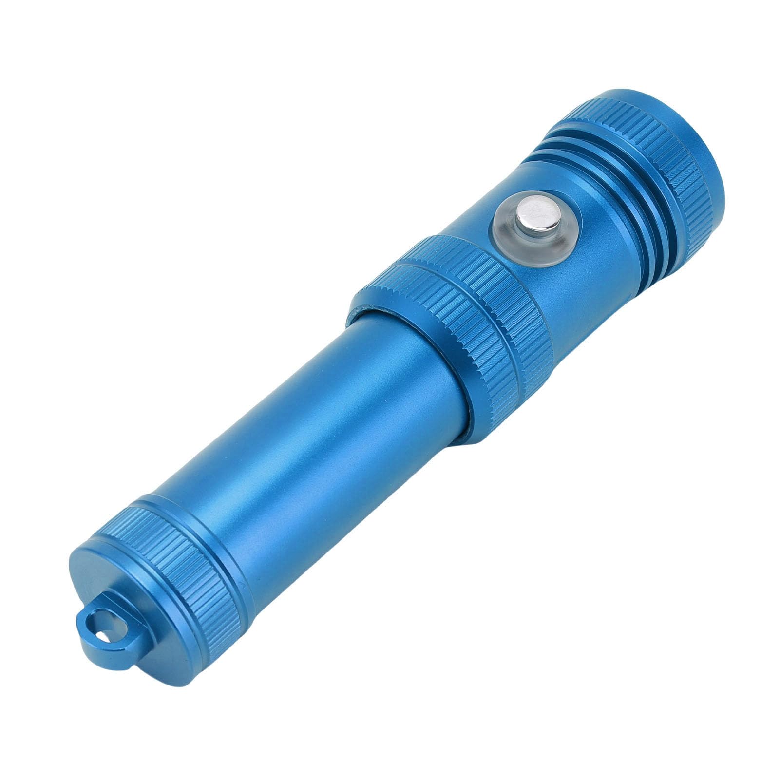 Torcia Subacquea 1200 Lumen Impermeabile per 50 M di profondità | Costruzione leggera, prestazioni della batteria estese, perfetto per le emergenze, la pesca, l\'esplorazione marina