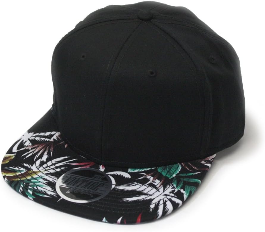 Premium Floral Hawaiian Cotton Twill Adjustable Snapback Baseball Caps