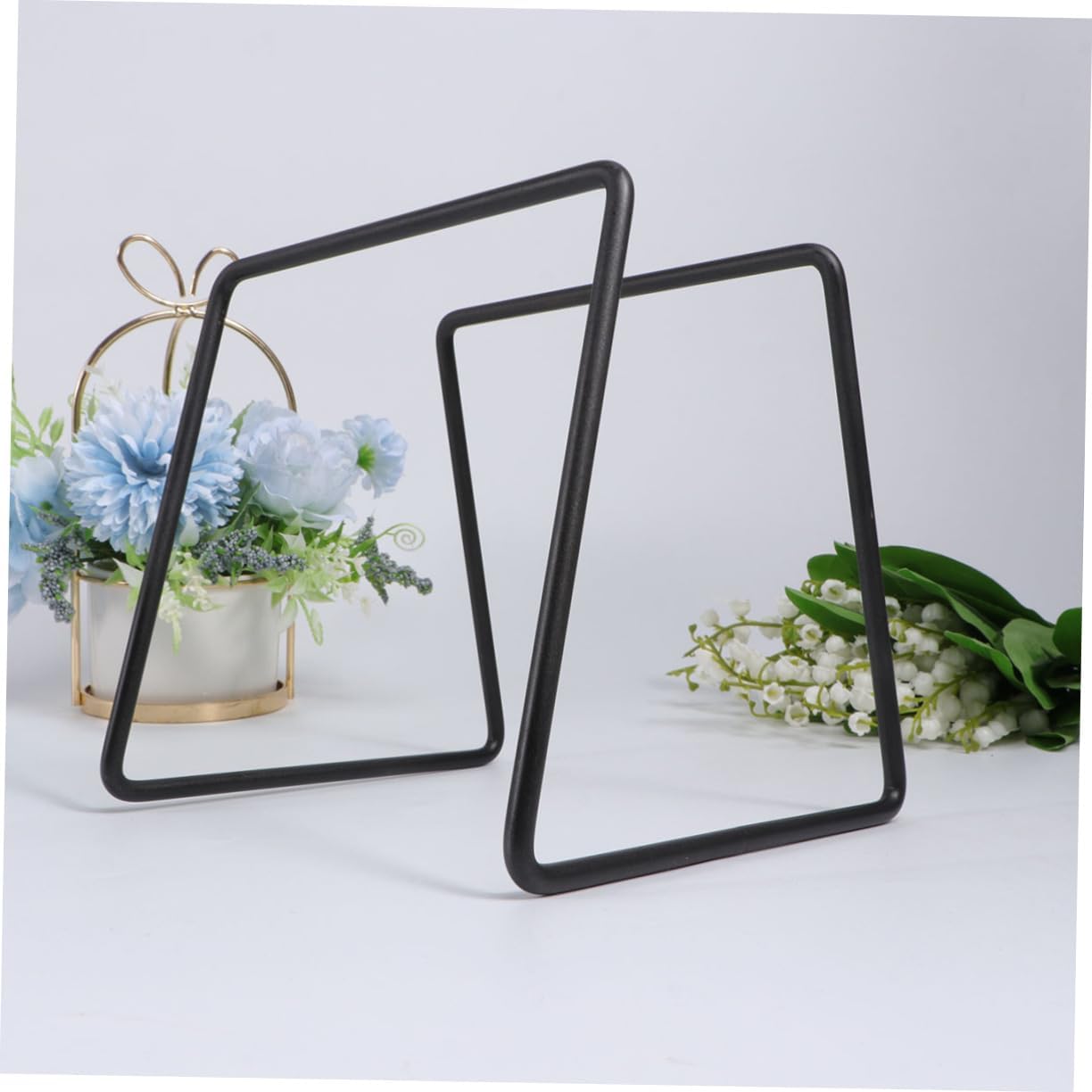 SHOWERORO Elegant Dripper Stand Metal Filter Cup Holder Reusable Filter Rack for Coffee Drip Pur Holder Mug Storage