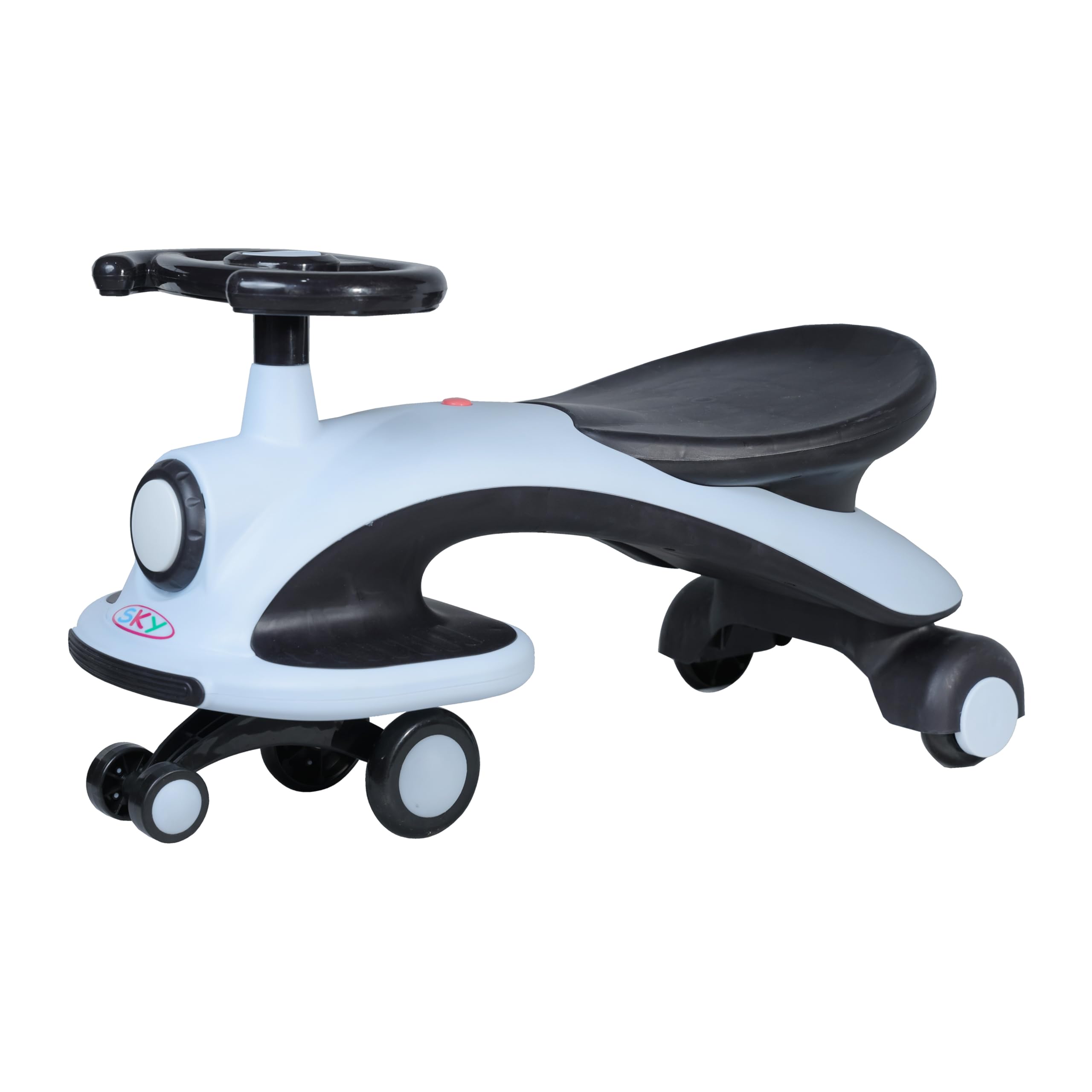 Luxart Ride-On Baby/Kids Ride for Small Boys & Girls 1-2 Years | Music & Horn Steering, Push Car for Baby with Backrest, Safety Guard, Under Seat Storage & Big Wheels Push Ride-Ons (Elephant-Blue) (B0D7QN63PC) Amazon Price History, Amazon Price Tracker