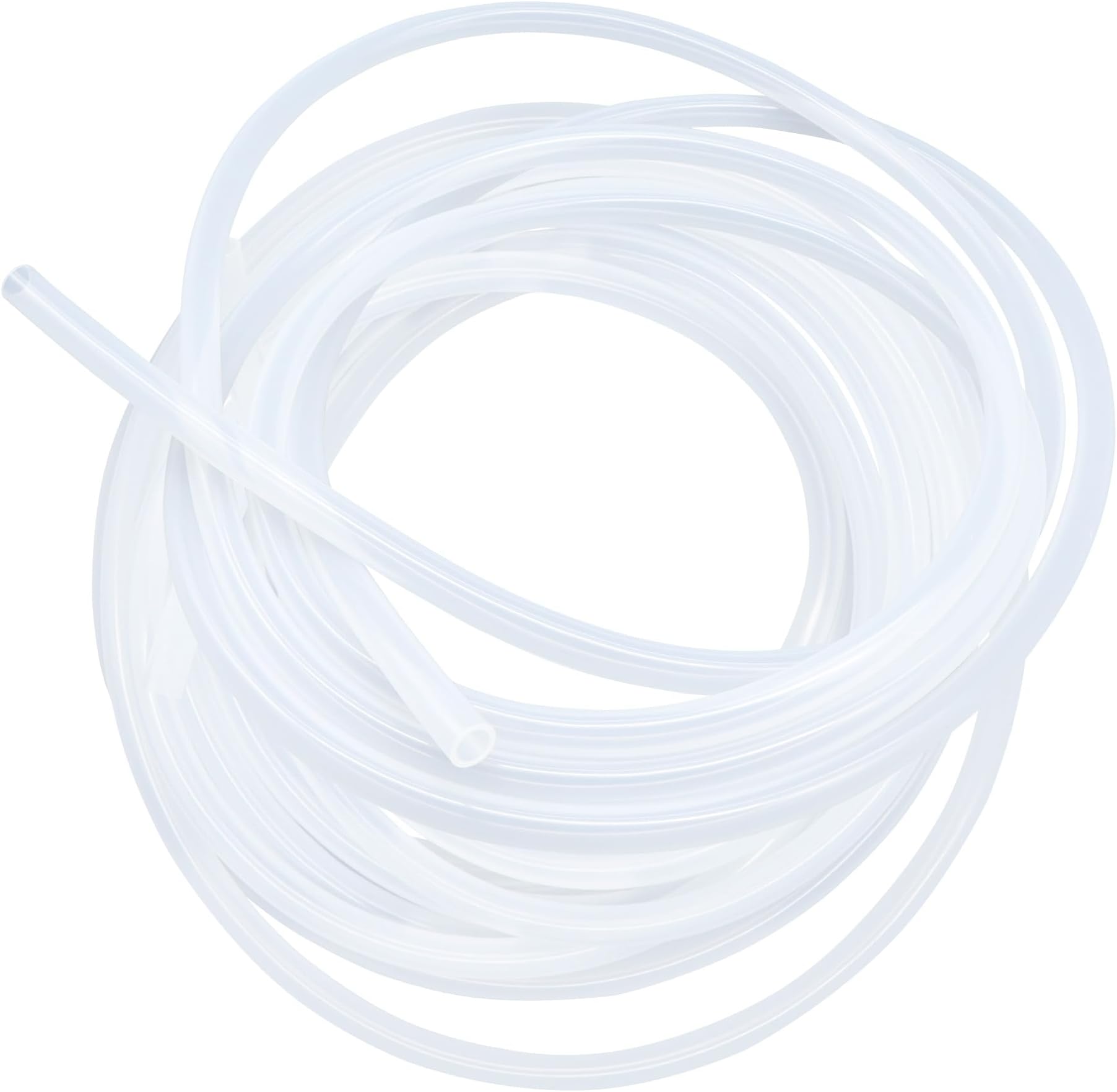 Silicone Tubing Food Grade Hoses 2mm x 4mm, Length 6 Meters (19.6ft), Flexible Silicone Rubber Tube Air Hose Water Pipes