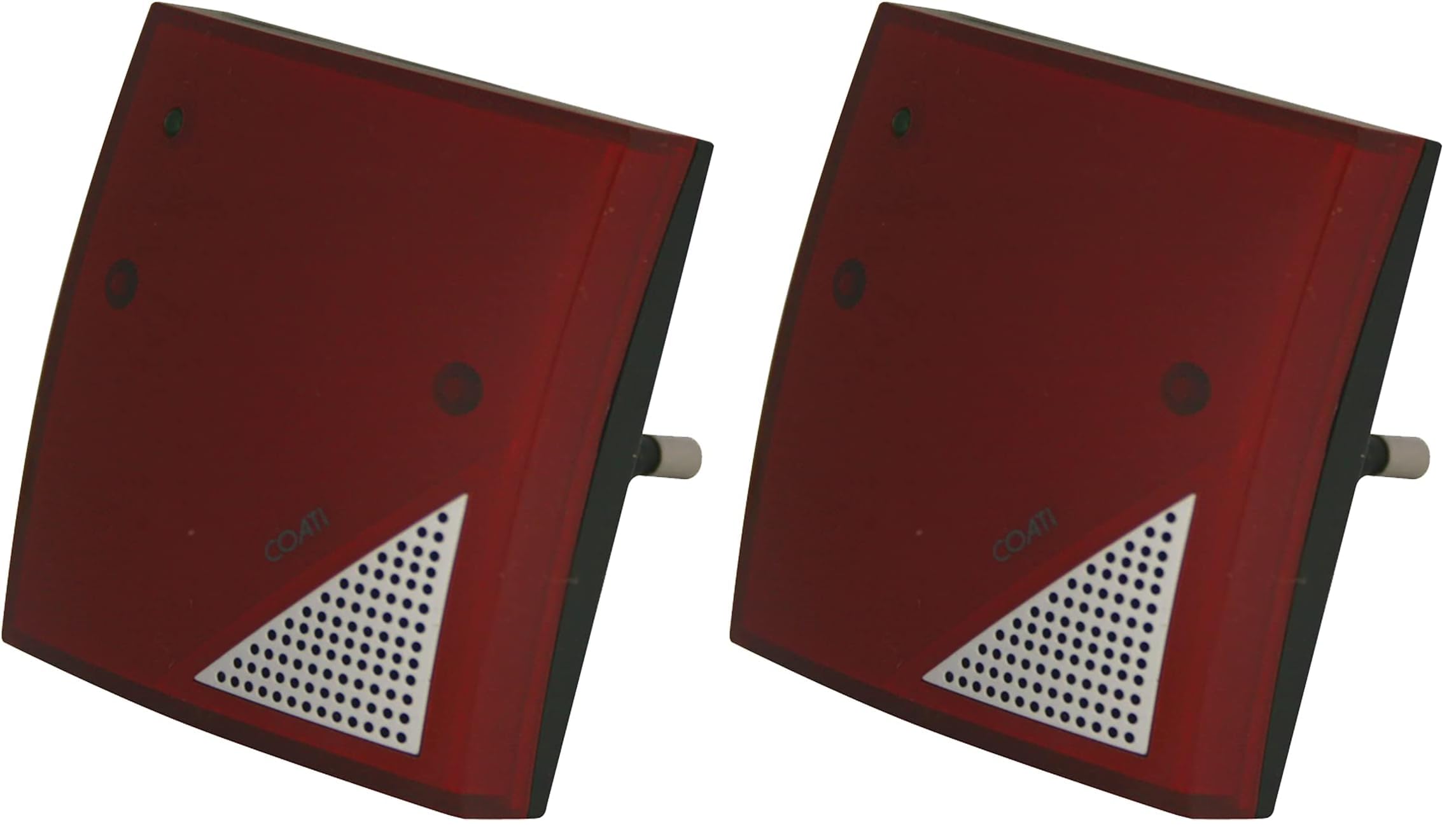 Ahuyentador de mosquitos por ultrasonidos COATI cobertura 25m² rojo pack de 2
