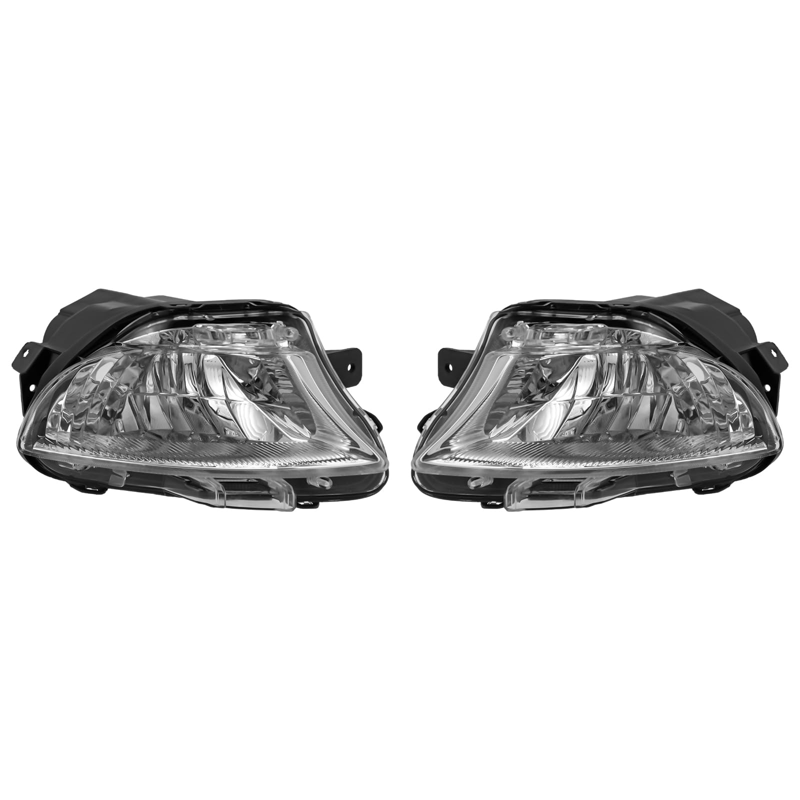 Halogen Fog Light Lamp,Left+Right Clear Front Bumper Fog Light Lamp For 2007-2010Lexus LS460,Front Fog Light Replacement Left Driver and Right Passenger Side