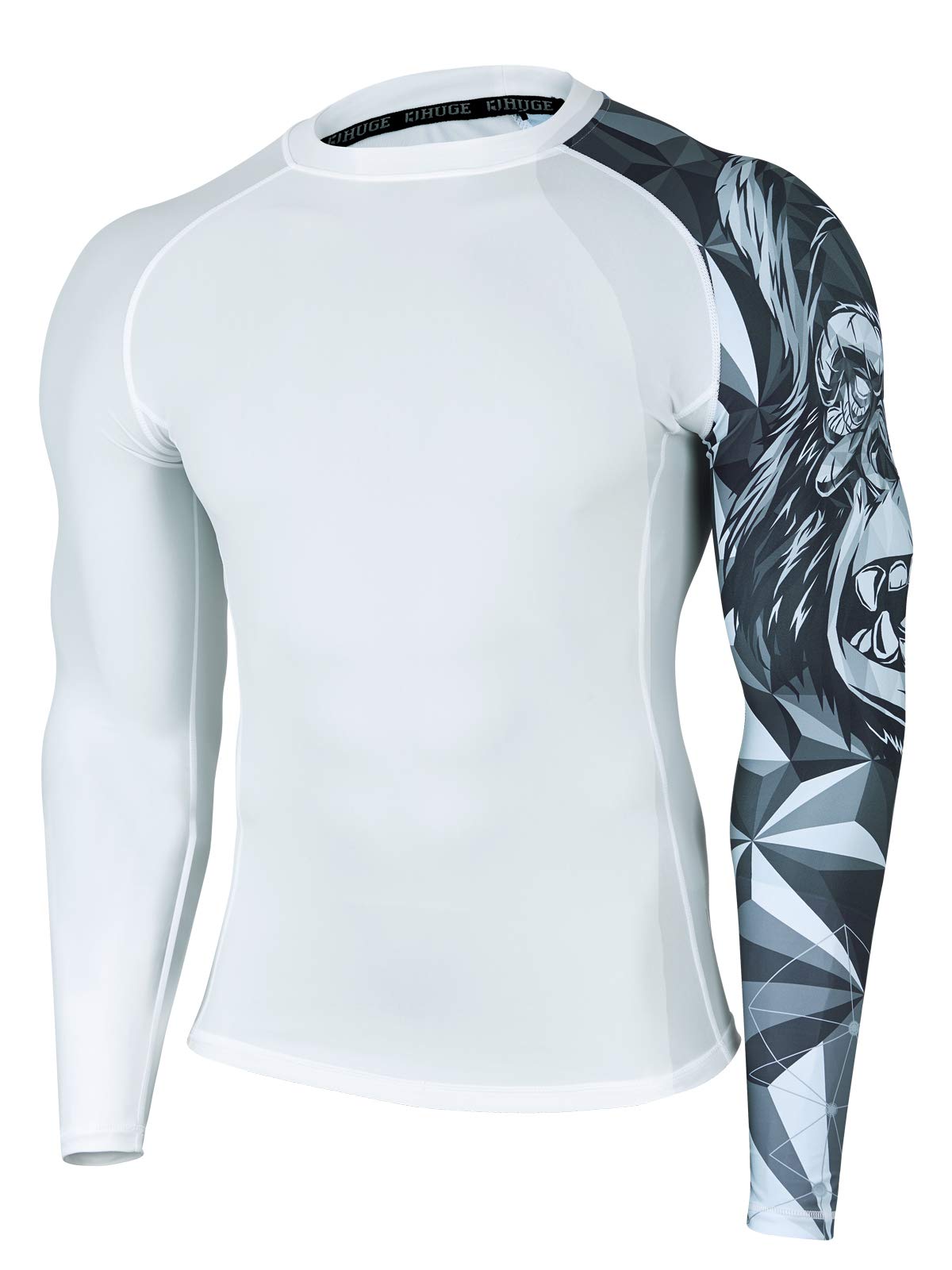 HUGE SPORTSWildling Series UV Protection Quick Dry Compression Rash Guard