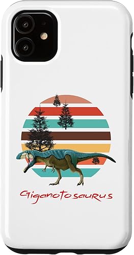 Miniatura 10 de iPhone XR Giganotosaurus Retro T rex prehistoric dinosaur Father's day Case