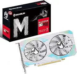 maxsun Placa de vídeo GPU AMD Radeon RX 580 8GB 2048SP GDDR5 para PC Gaming DirectX 12 DVI, HDMI, DisplayPort Multi Monitors Extend (branco)