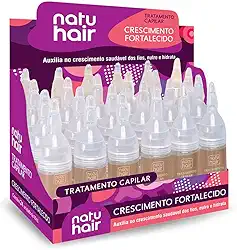 NatuHair Tratamento Capilar Natuhair Crescimento Fortalecido 10Ml Branca Pequeno