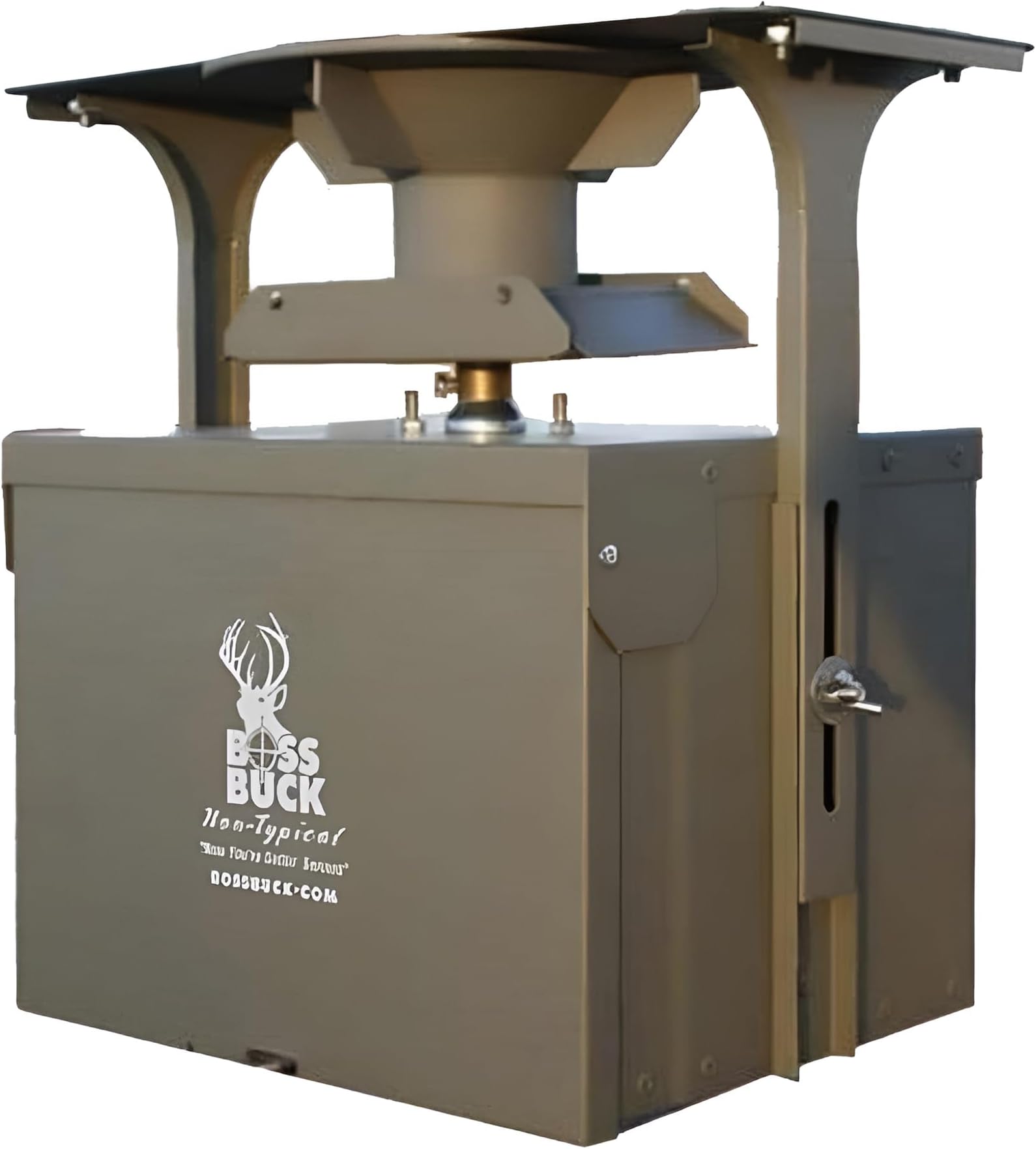 12V Auto Large Feed Kit | Hunting Versatile Automatic Durable Steel Control Box with Digital Timer & Motor for Deer Game Feeder