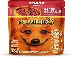 Ração Úmida Special Dog Ultralife para Cães Sênior Sabor Carne ao Molho 100g